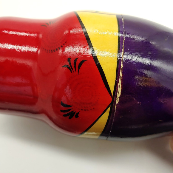 Vintage Russian Nesting Dolls Set of 7 Piece Wooden Babushka Matryoshka - Picture 15 of 16